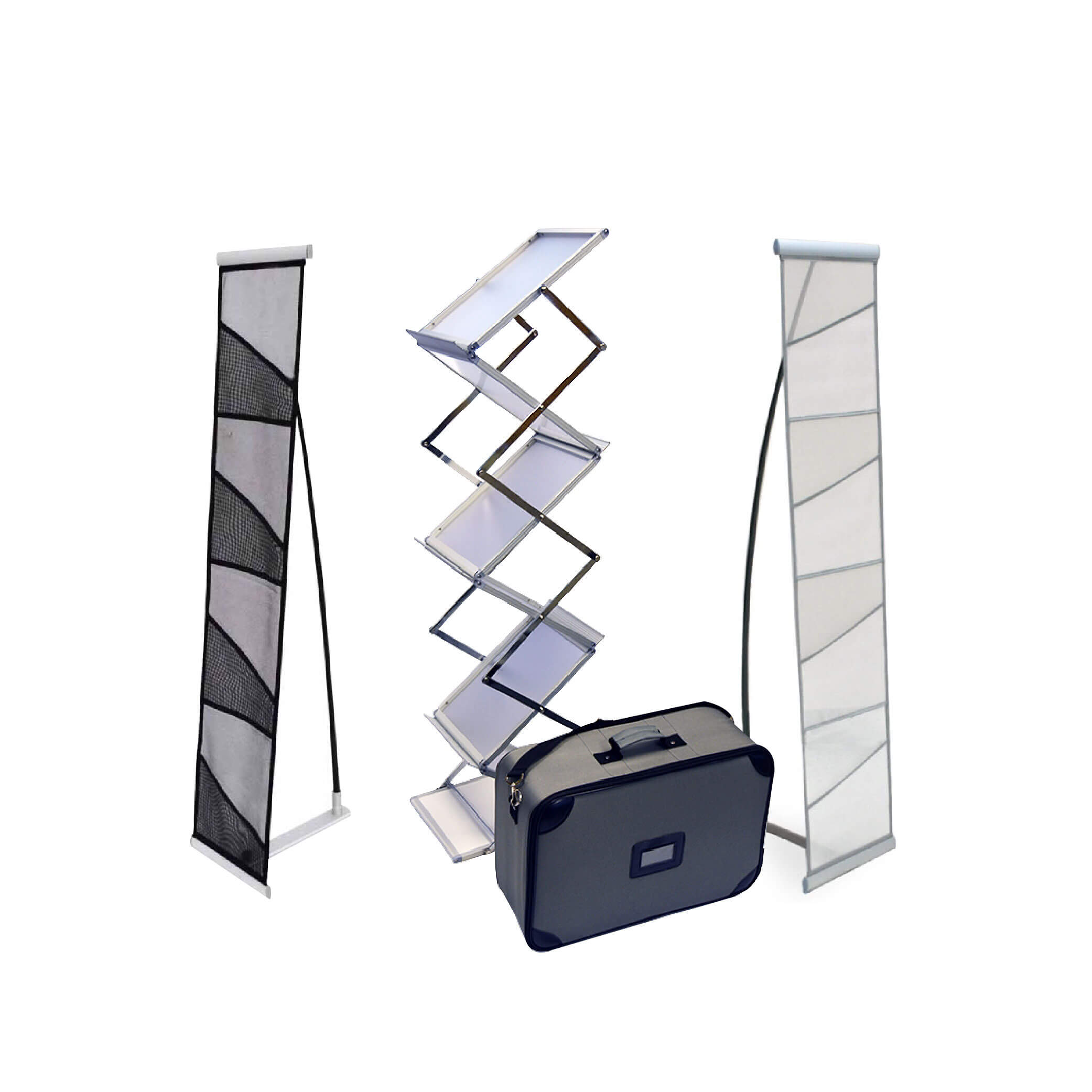 assorted literature rack options